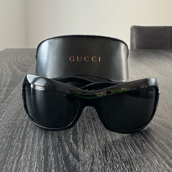 Gucci Sunglasses GG 2901 Strass Optyl Black Crystals Scratch oversized vintage - Picture 2 of 13